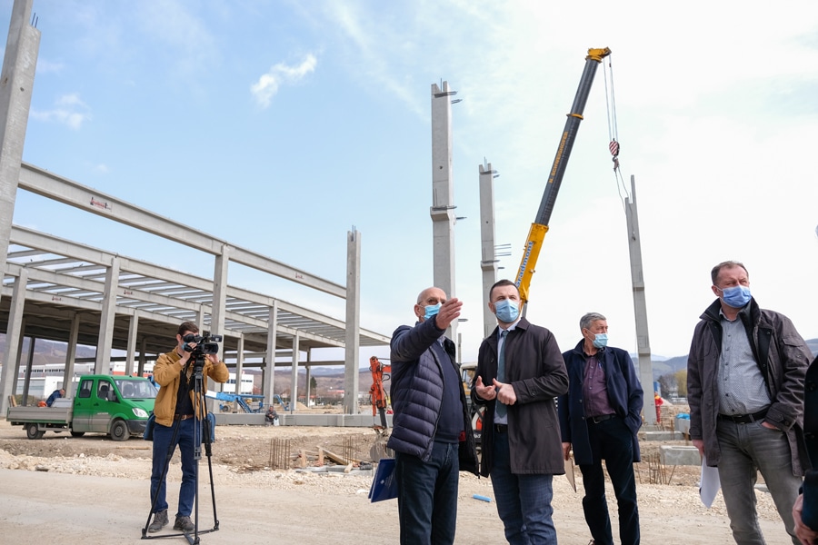Rajlovac: Načelnik Efendić sa predstavnicima ASA ŠPED-a obišao gradilišta tri fabrike
