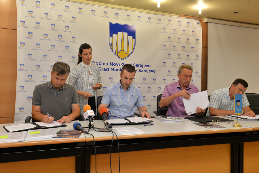 U Općini Novi Grad Sarajevo potpisani ugovori za rekonstrukciju saobraćajnica i trgova