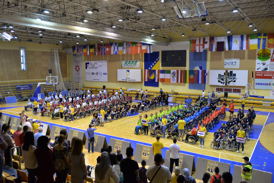 U dvorani „Ramiz Salčin“ otvoreno Evropsko prvenstvo za košarkaše u kolicima