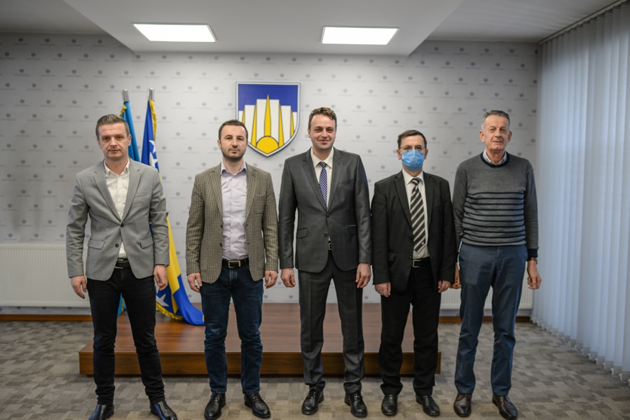 Gradonačelnik Goražda i predsjedavajući Gradskog vijeća Imamović i Obuća posjetili Općinu Novi Grad