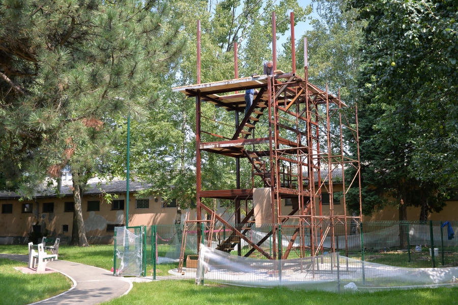 U Centru “Safet Zajko” gradi se alpinistički trening park