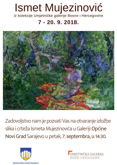 Izložba slika i crteža Ismeta Mujezinovića od sutra u Galeriji Novi Grad