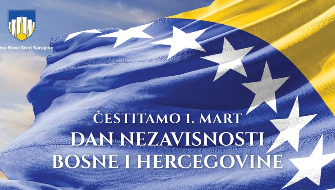 Čestitka povodom 1. marta i 30. godišnjice nezavisnosti Bosne i Hercegovine